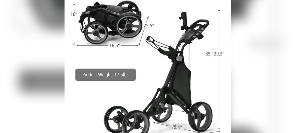 How Much Does a Golf Push Cart Weigh