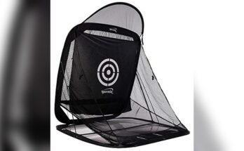 Golf Practice Net With Automatic Ball Return